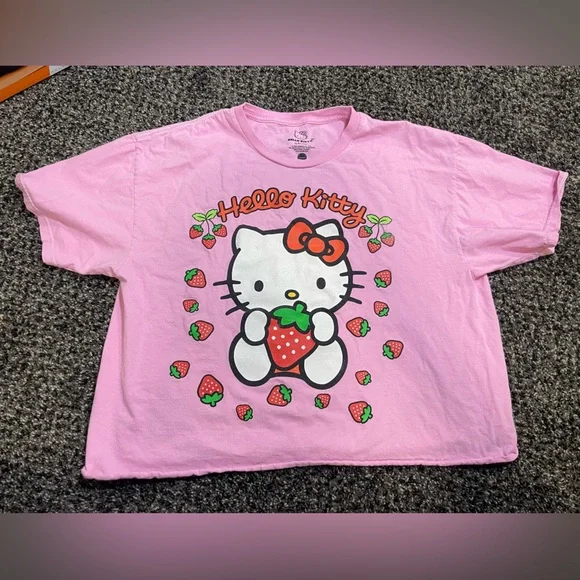 Hello Kitty Crop Tee - Picture 1 of 4